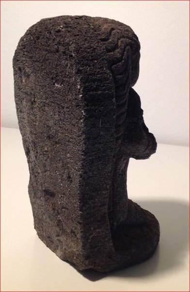 Tempelwächter , 8. Jh. Kambodscha , Antike Steinfigur,