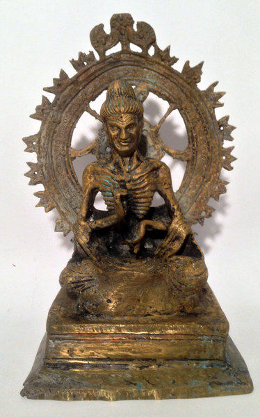 Antiker Asket Buddha ,Indien um 18. Jh. ,